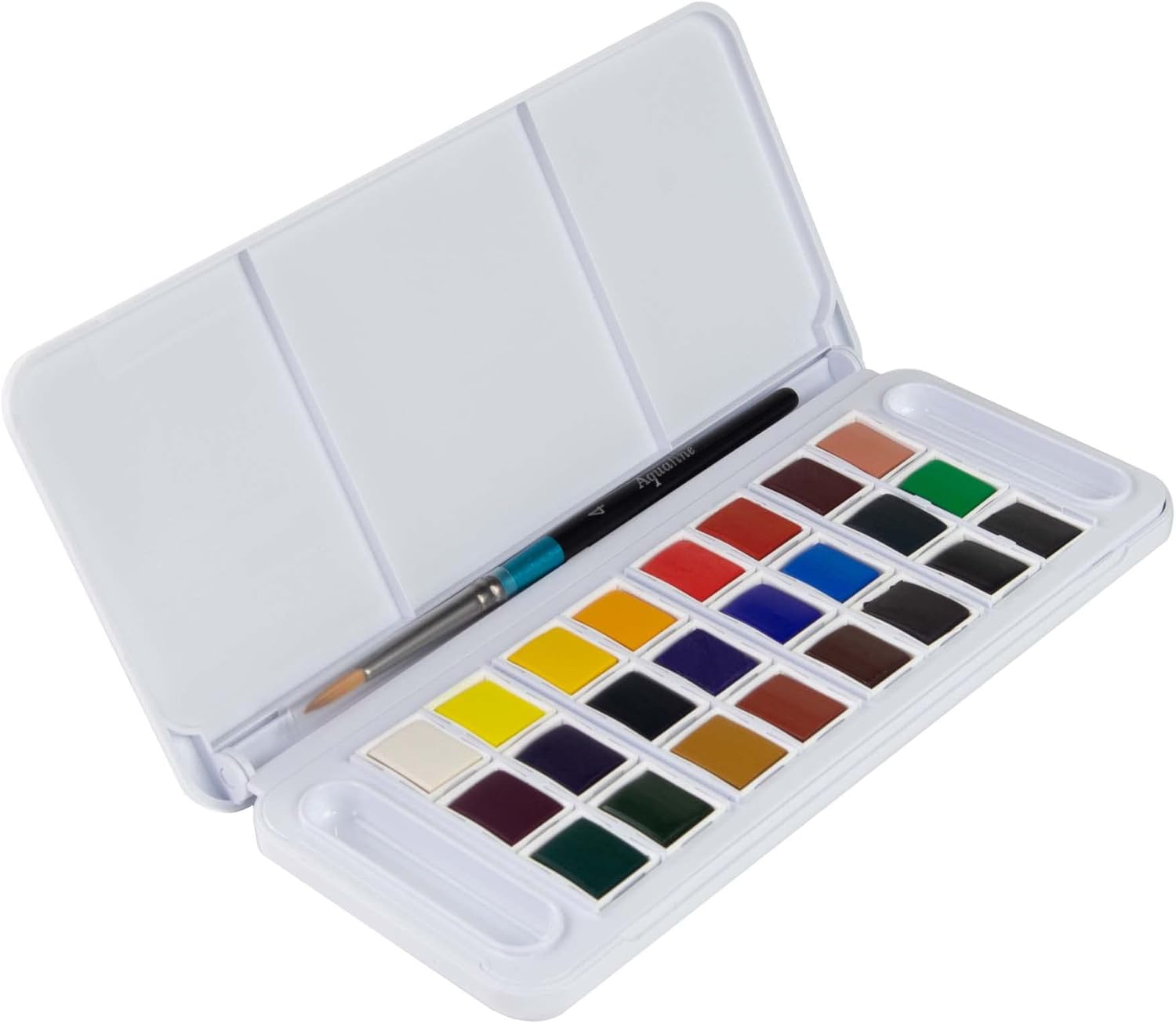 Daler Rowney Half Pan Travel Set, 25 Piece, Assorted Colors