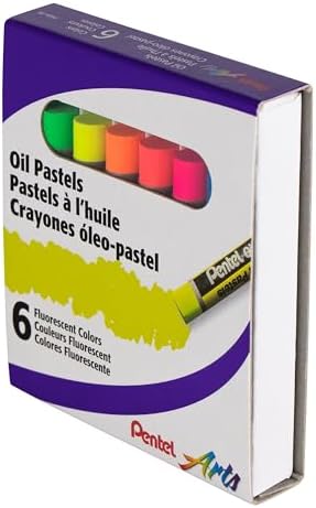 Pentel Arts Fluorescent Oil Pastels